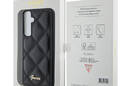 Guess Quilted Metal Logo - Etui Samsung Galaxy S23 FE (czarny) - zdjęcie 7