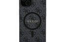Guess 4G Collection Leather Metal Logo MagSafe - Etui Samsung Galaxy S24 Ultra (czarny) - zdjęcie 1