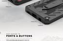 Zizo Static Cover - Pancerne etui Samsung Galaxy S9+ z podstawką (Black/Black) - zdjęcie 7