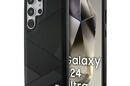 BMW Signature Leather Crossing Lines Pattern - Etui Samsung Galaxy S24 Ultra (czarny) - zdjęcie 1