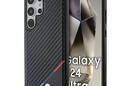 BMW Carbon Tricolor Line MagSafe - Etui Samsung Galaxy S24 Ultra (czarny) - zdjęcie 1