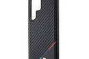 BMW Carbon Tricolor Line MagSafe - Etui Samsung Galaxy S24 Ultra (czarny) - zdjęcie 5