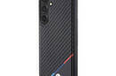 BMW Carbon Tricolor Line MagSafe - Etui Samsung Galaxy S24+ (czarny) - zdjęcie 2