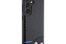 BMW Leather Carbon Blue Line - Etui Samsung Galaxy S24 (czarny) - zdjęcie 4