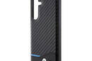 BMW Leather Carbon Blue Line - Etui Samsung Galaxy S24 (czarny) - zdjęcie 6