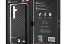 BMW Leather Carbon Blue Line - Etui Samsung Galaxy S24 (czarny) - zdjęcie 8