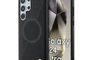 BMW Leather Half Textured & Circle MagSafe - Etui Samsung Galaxy S24 Ultra (czarny) - zdjęcie 1