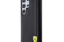Ferrari Carbon Printed Line - Etui Samsung Galaxy S24 Ultra (czarny) - zdjęcie 2