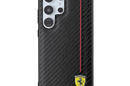 Ferrari Carbon Printed Line - Etui Samsung Galaxy S24 Ultra (czarny) - zdjęcie 3