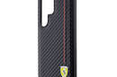 Ferrari Carbon Printed Line - Etui Samsung Galaxy S24 Ultra (czarny) - zdjęcie 6