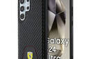 Ferrari Carbon Stitched Bottom - Etui Samsung Galaxy S24 Ultra (czarny) - zdjęcie 1