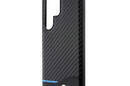 BMW Leather Carbon Blue Line - Etui Samsung Galaxy S24 Ultra (czarny) - zdjęcie 5