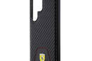 Ferrari Carbon Stitched Bottom - Etui Samsung Galaxy S24 Ultra (czarny) - zdjęcie 6