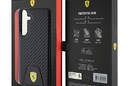 Ferrari Carbon Stitched Bottom - Etui Samsung Galaxy S24+ (czarny) - zdjęcie 8