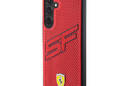 Ferrari Big SF Perforated - Etui Samsung Galaxy S24+ (czerwony) - zdjęcie 2
