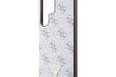 Guess 4G Triangle Metal Logo - Etui Samsung Galaxy S24 Ultra (biały) - zdjęcie 6