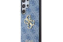 Guess 4G Big Metal Logo - Etui Samsung Galaxy S24 Ultra (niebieski) - zdjęcie 2