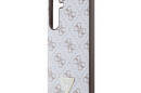 Guess 4G Triangle Metal Logo - Etui Samsung Galaxy S24+ (biały) - zdjęcie 6