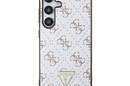 Guess 4G Triangle Metal Logo - Etui Samsung Galaxy S24 (biały) - zdjęcie 3