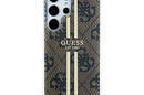 Guess IML 4G Gold Stripe - Etui Samsung Galaxy S24 Ultra (brązowy) - zdjęcie 3