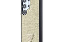 Guess Rhinestone Triangle - Etui Samsung Galaxy S24 Ultra (złoty) - zdjęcie 2