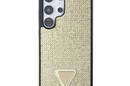 Guess Rhinestone Triangle - Etui Samsung Galaxy S24 Ultra (złoty) - zdjęcie 3