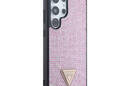 Guess Rhinestone Triangle - Etui Samsung Galaxy S24 Ultra (różowy) - zdjęcie 4