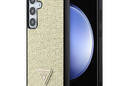 Guess Rhinestone Triangle - Etui Samsung Galaxy S24+ (złoty) - zdjęcie 1