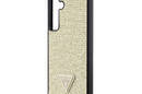 Guess Rhinestone Triangle - Etui Samsung Galaxy S24+ (złoty) - zdjęcie 6