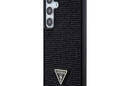 Guess Rhinestone Triangle - Etui Samsung Galaxy S24+ (czarny) - zdjęcie 2