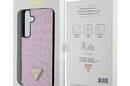 Guess Rhinestone Triangle - Etui Samsung Galaxy S24+ (różowy) - zdjęcie 8