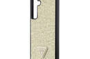 Guess Rhinestone Triangle - Etui Samsung Galaxy S24 (złoty) - zdjęcie 6