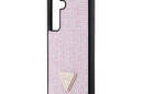 Guess Rhinestone Triangle - Etui Samsung Galaxy S24 (różowy) - zdjęcie 6
