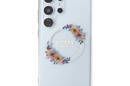 Guess IML Flowers Wreath MagSafe - Etui Samsung Galaxy S24 Ultra (przezroczysty) - zdjęcie 3