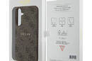 Guess 4G Collection Leather Metal Logo MagSafe - Etui Samsung Galaxy S24+ (brązowy) - zdjęcie 8