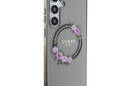 Guess IML Flowers Wreath MagSafe - Etui Samsung Galaxy S24+ (czarny) - zdjęcie 4
