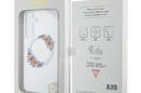 Guess IML Flowers Wreath MagSafe - Etui Samsung Galaxy S24+ (przezroczysty) - zdjęcie 8