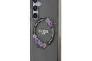 Guess IML Flowers Wreath MagSafe - Etui Samsung Galaxy S24 (czarny) - zdjęcie 2