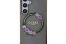 Guess IML Flowers Wreath MagSafe - Etui Samsung Galaxy S24 (czarny) - zdjęcie 3