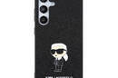 Karl Lagerfeld Fixed Glitter Ikonik Logo Metal Pin - Etui Samsung Galaxy S24+ (czarny) - zdjęcie 3
