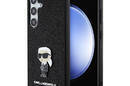Karl Lagerfeld Fixed Glitter Ikonik Logo Metal Pin - Etui Samsung Galaxy S24 (czarny) - zdjęcie 1