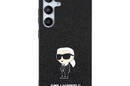 Karl Lagerfeld Fixed Glitter Ikonik Logo Metal Pin - Etui Samsung Galaxy S24 (czarny) - zdjęcie 3