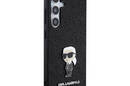 Karl Lagerfeld Fixed Glitter Ikonik Logo Metal Pin - Etui Samsung Galaxy S24 (czarny) - zdjęcie 4