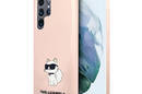 Karl Lagerfeld Silicone Choupette - Etui Samsung Galaxy S24 Ultra (różowy) - zdjęcie 1