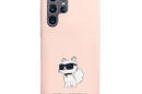 Karl Lagerfeld Silicone Choupette - Etui Samsung Galaxy S24 Ultra (różowy) - zdjęcie 3
