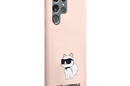 Karl Lagerfeld Silicone Choupette - Etui Samsung Galaxy S24 Ultra (różowy) - zdjęcie 4