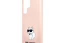 Karl Lagerfeld Silicone Choupette - Etui Samsung Galaxy S24 Ultra (różowy) - zdjęcie 6