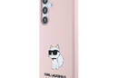 Karl Lagerfeld Silicone Choupette - Etui Samsung Galaxy S24+ (różowy) - zdjęcie 2