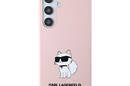Karl Lagerfeld Silicone Choupette - Etui Samsung Galaxy S24+ (różowy) - zdjęcie 3
