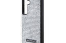 Karl Lagerfeld Rhinestone Metal Logo - Etui Samsung Galaxy S24 (srebrny) - zdjęcie 6
